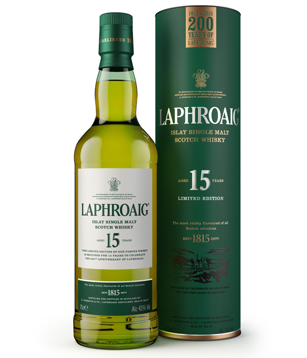 Der Jubiläumswhisky Laphroaig 15 Jahre